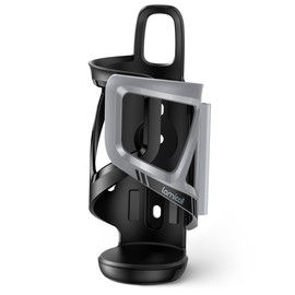 Lamicall Bike Water Bottle Holder - [Fit 2.36-3.38" Diameter Bottle] [Hidden Tracker Storage] Bicycle Cup Holder, Cycling Drink Cage with Screw Tool, for Road Mountain Kids Bikes, Fits 58-86mm Bottles