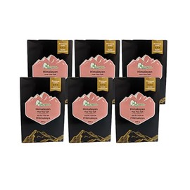 Applewood Signature Himalayan Pink Fine Salt, Premium Quality, 500g. Non-GMO, Kosher & Halal salt for seasoning. (6pk)