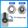 ChillWaves Brass Mini Ball Valve, Shut Off Switch Ball Valve