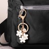 Initial Keychain, Cute Keychains for Women, Car Key Chain Flower