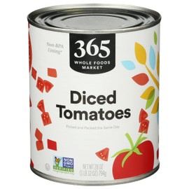 365 by Whole Foods Market, Diced Tomatoes, 28 Ounce