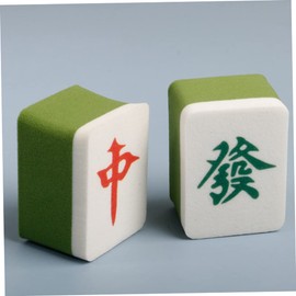 Baluue 4sets Soft Hygienic Makeup Sponge Mahjong Powder Foundation Sponge Ideal for All Cosmetics 4pcs*4