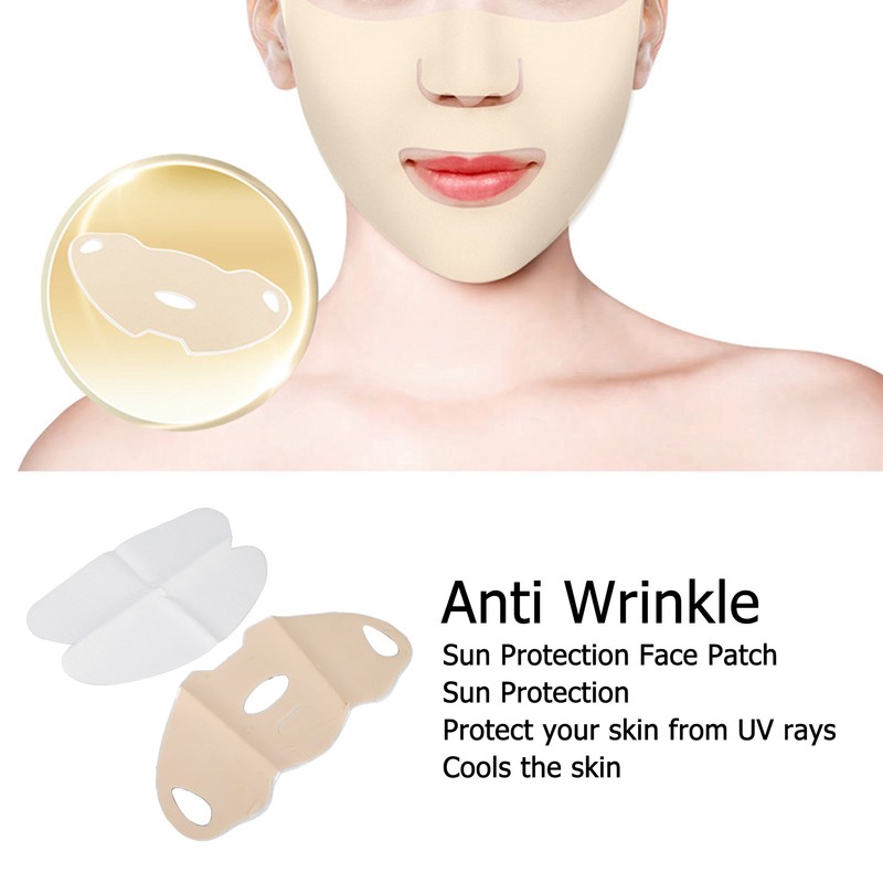 5pcs Hydrogel Neck Wrinkle Patch Mild 4pcs Sun Protection Facial