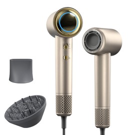 Tideway Hair Dryer, Blow Dryer with Diffuser High-Speed Plasma Ionic Low Noise for Fast Drying, Travel Hair Dryer for Women and Man, Curly/Wavy & Long/Thick Color-Treated Hair H11