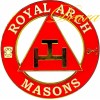 Masonic 3" Royal Arch Masons Car Auto Emblem Red //