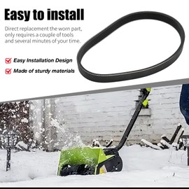 laffoonparts SN70016 Drive Belt Kit, Replacement for Earthwise Electric Snow Shovel, Replaces SN74014