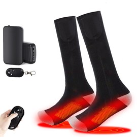 Battery Heated Socks Rechargeable Electric Socks Battery Powered Sock Heat Insulated Socks for Men Women Outdoor Sports