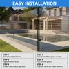 Railing Glass Clamps 4 Pack, Glass Balustrade Clamp for 5/16"-