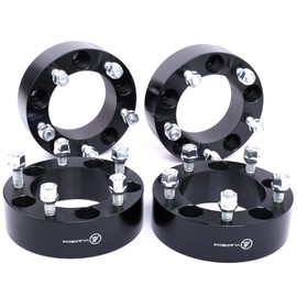 VLAOSCHI Black Forged 5x135 to 5x5.5 Wheel Adapters 2 Inch with 14x2.0 Studs Compatible with Ford Lin-coln 5 Lug for 1997-2003 F150 | 1997-2002 Expedition | 1998-2002 Navigator - Pack of 4