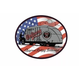 Original Rolling Billboard  Sticker Made In America