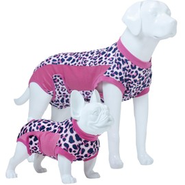 Knafe Recovery Suit for Dogs After Surgery – Breathable Dog Onesie Cone Alternative, Anti-Licking Surgical Suit for Spay Neuter Wounds, Comfortable E-Collar Replacement for Male & Female Dogs