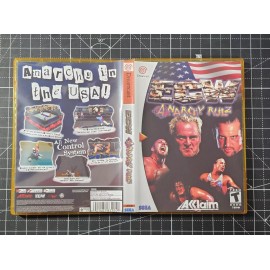 SEGA Dreamcast ECW Anarchy Rulz Custom Case With Insert - NO Game or Manual