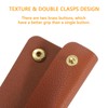 2Pcs Soft Luggage Handle Wrap PU Leather Handbag Handle Covers