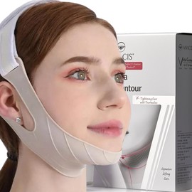 Anacis Face Lift Band 4D Adjustable V-Lift Strap for Chin Cheek Shaping Firming Toning