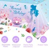 Xinfin Mermaid Party Tablecloths, 130 x 220 cm, Birthday Tablecloth,