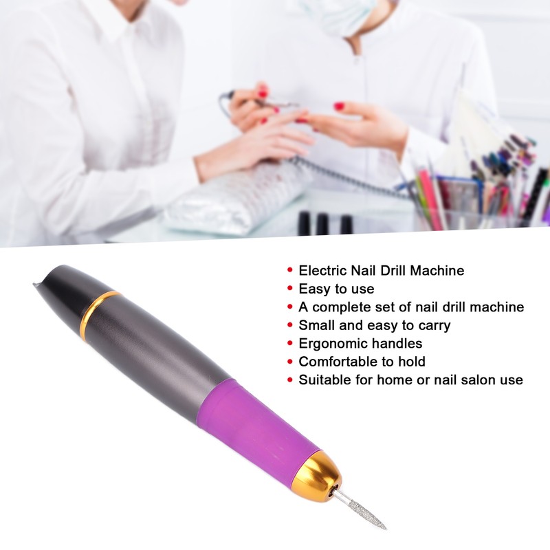 Electric Nail Drill Machine USB Charging Portable Nail Grinding Machine