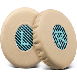 SOULWIT® Professional Ersatz Ohrpolster für Bose On-Ear 2 (OE2 & OE2i)/ SoundTrue On-Ear (OE)/ SoundLink On-Ear (OE) Kopfhöre (Beige)