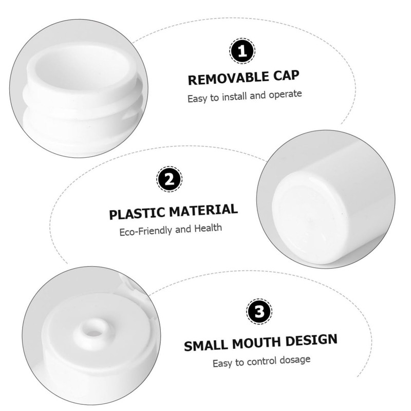 Healeved 2sets Travel Bottle Set Toiletry Refillable Cosmetic Container Shampoo