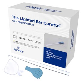 Bionix - Lighted CeraPik Ear Curette Tool, Earwax Removal Tool, Helps Remove Wax Buildup, for Safe Earwax Removal, Convenient & Easy-to-Use, Ideal for Healthcare Providers, Single-Use (52 Piece Set)