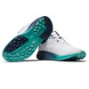 FootJoy Men's FJ Flex Previous Season Style Golf Shoe, White/Green/Blue,