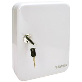 Burg Wachter KC15 Wall Mounted Steel Key Cabinet, Grey, 160x200x60mm