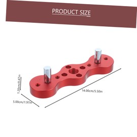 Gadpiparty Woodworking Hole Punch Locator Tool Set Adjustable for Pocket Holes Portable Carpentry Accessory for Drilling in Woodworking Projects