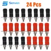 senvenelec 24pcs 4 mm Banana Clamp Socket, 4 mm Lantern