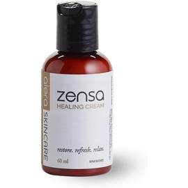 Crema curativa Zensa, loción para el cuidado tópico natural. Crema de tratamiento de eczema, crema de tratamiento de psoriasis, cuidado posterior de microblading, cuidado posterior de tatuajes, depilación con cera, hidratante para cara y cuerpo, 60ml / 2o