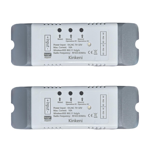 Kinkeni Easy Operation, WiFi Wireless Momentary Inching Self-Locking Realy Module,