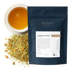 Rishi Tea Té De Hierbas Rishi De Cúrcuma Y Jengibre Orgánico