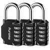 Puroma 3 Pack Combination Lock for Locker 4 Digit Outdoor
