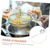 BIUDECO 1pc Stainless Steel Filter Spoon Oil Strainer for Kitchen