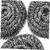 CHILDWEET 6PCS Stainless Steel Pot Scrubbers Reusable Steel Scrubber for