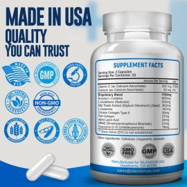 Suplemento Silendor Nac 600mg Con Glutatión 500mg 60c                                                                                                 