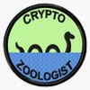 Leyland Designs Cryptozoologist Geek Merit Badge Bumper Sticker Window Water