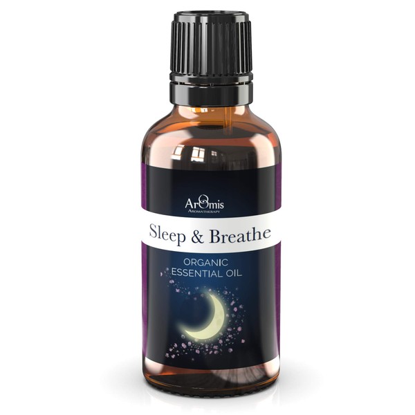ArOmis Sleep & Breathe Essential Oil - 100% Pure Therapeutic Grade - 30ml (1 fl Oz), Undiluted, Premium, Blend, Oils Perfect for Aromatherapy Diffuser