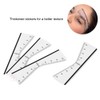 10pcs/bag Disposable Brow Shape Design Stickers Microblading Mapping Brow Tools