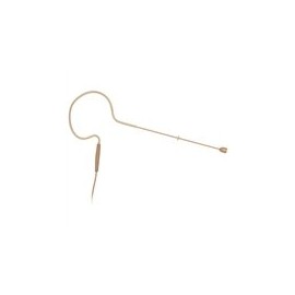 Avtronics AVTECEL Omnidirectional Ear-Worn Microphone - Ultra Lightweight Steel Headworn Condenser Mic - Compatible with Electrovoice Microphone Headset - Adjustable Portable Microphone - Beige