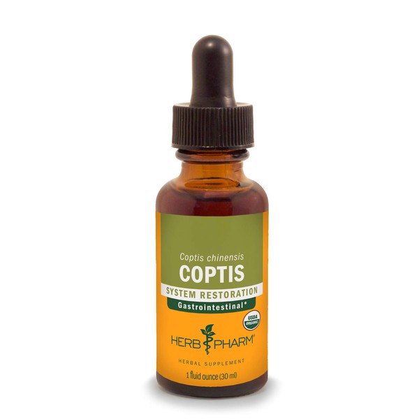 Herb Pharm Coptis Liquid Extract for Digestive Support, 1 Fl oz