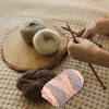 Hohopeti 5-ply Rainbow Cotton Yarn Knitting Yarn DIY Rope Handmade