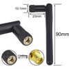 BOOBRIE 2 x 2.4GHz 2 Dbi RP SMA Male Antenna