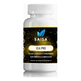 CLA cido Linoleico Conjugado 120 Cps SAISA HERBAL  Control de Grasa, Energa y Metabolismo  Suplemento Natural Sin Sabor                               
