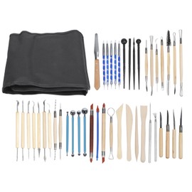 52Pcs Polymer Clay Sculpting Tools Multipurpose Modeling Carving Knife Pottery Supplies