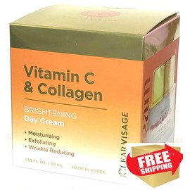 Clear Visage Vitamin C & Collagen Brightening Day Cream 1.69 fl oz