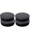 MroMax 100mm Diameter Plastic Pipe Plugs Round Post End Caps