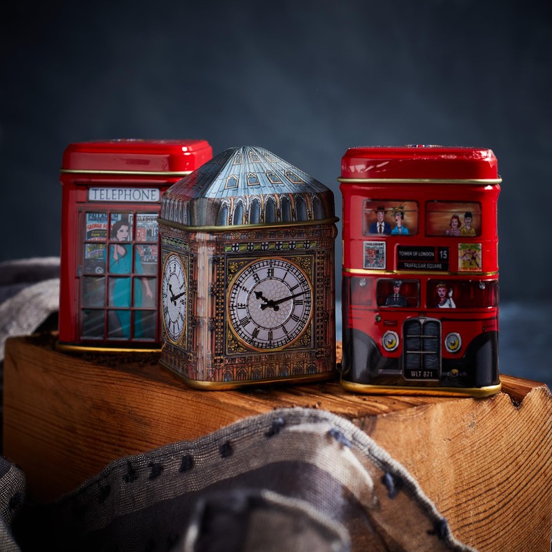 New English Teas Traditions of London Mini Tin Triple Pack