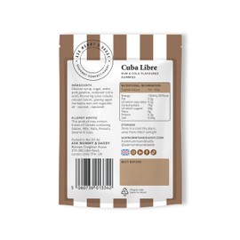 Ask Mummy & Daddy Cuba Libre Cocktail Gummies 50g Pouch| Chewy Gourmet Jellies | Palm Oil Free and Alcohol-Free