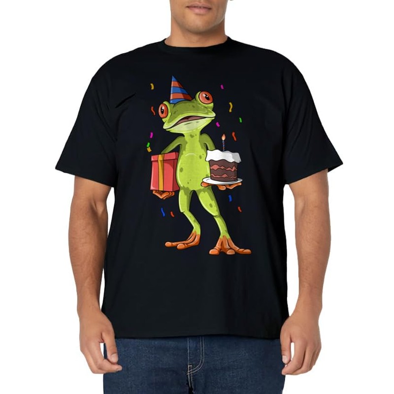 Frog Birthday Frog Birthday Party Frog Theme T-Shirt