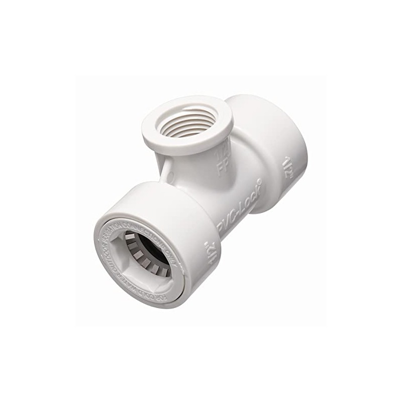 Orbit 33772 1/2" PVC-Lock x 1/2" FPT Tee