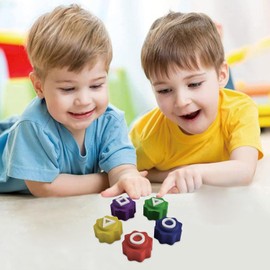Olesew Konggi Game Korean Stone Pick Up Game [Square Stand] Konggi Play Toy with Storage Case for Stone Picking Game Korean Game Stone Catch Dice Korean Traditional Play Toy Game for Kids Children